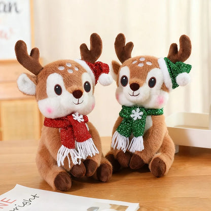 Kawaii Christmas Deer Plush