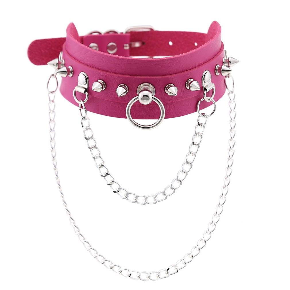 Rose Leather Choker Collection - 9 Choker - Femboy Fatale