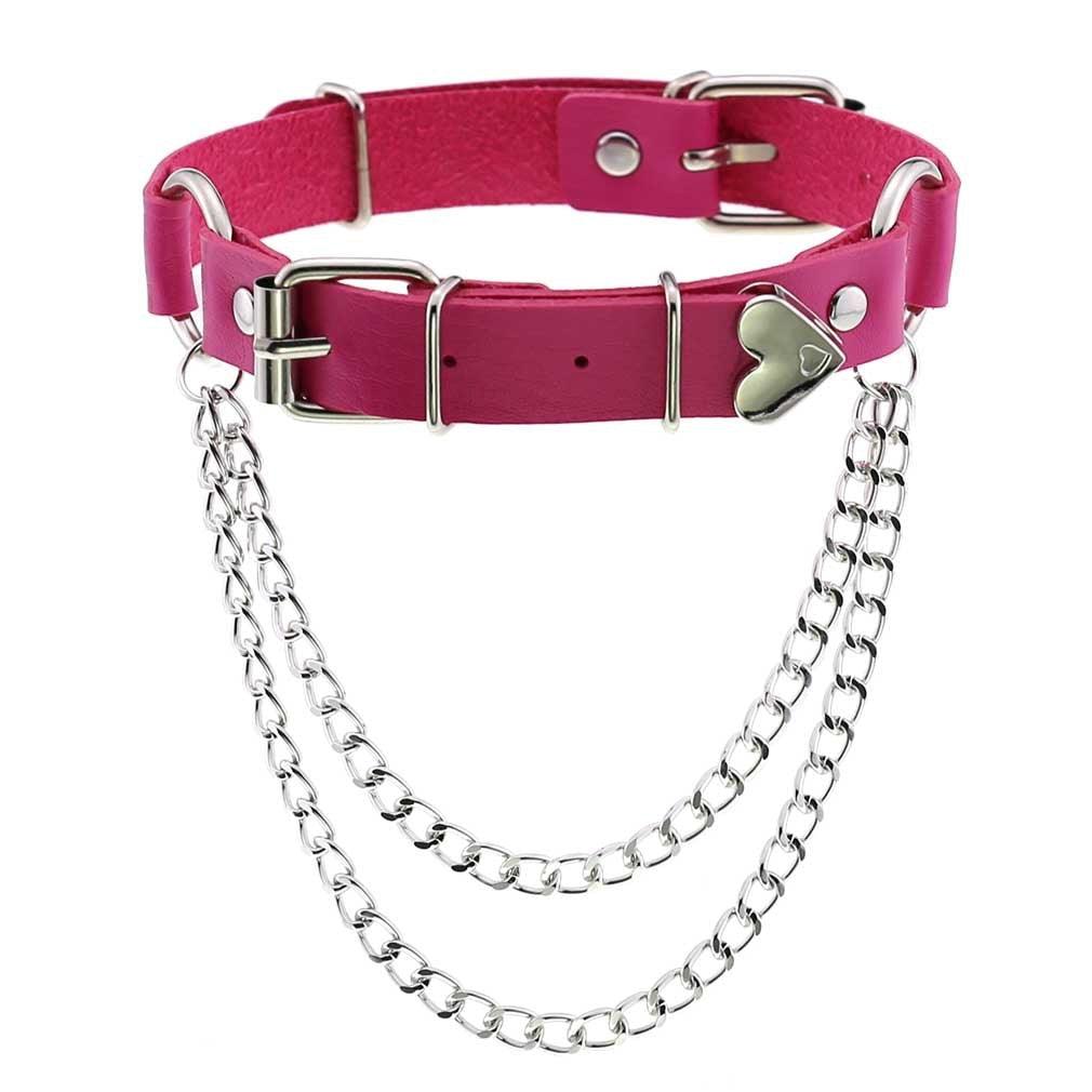Rose Leather Choker Collection - 16 Choker - Femboy Fatale