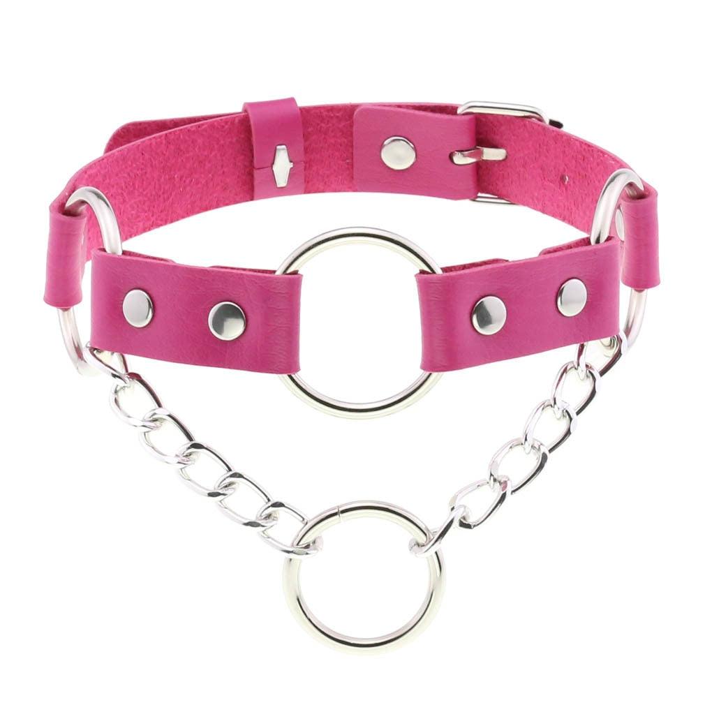 Rose Leather Choker Collection - 6 Choker - Femboy Fatale