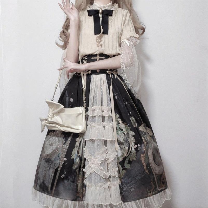 Victorian Gothic Lolita Dress - Dress - Femboy Fatale