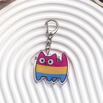 Pride Cat Keychain Collection