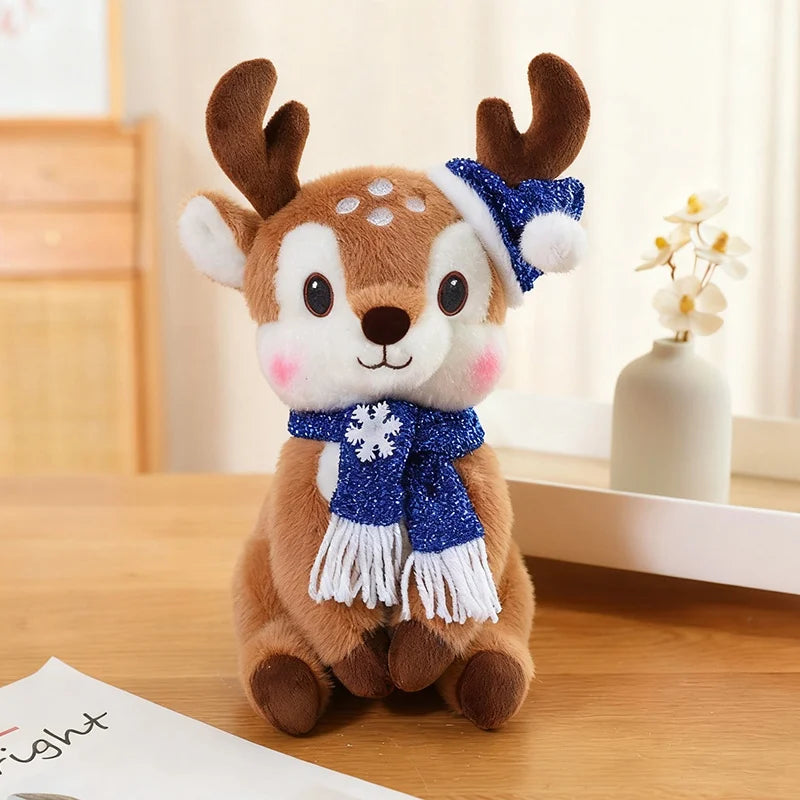 Kawaii Christmas Deer Plush