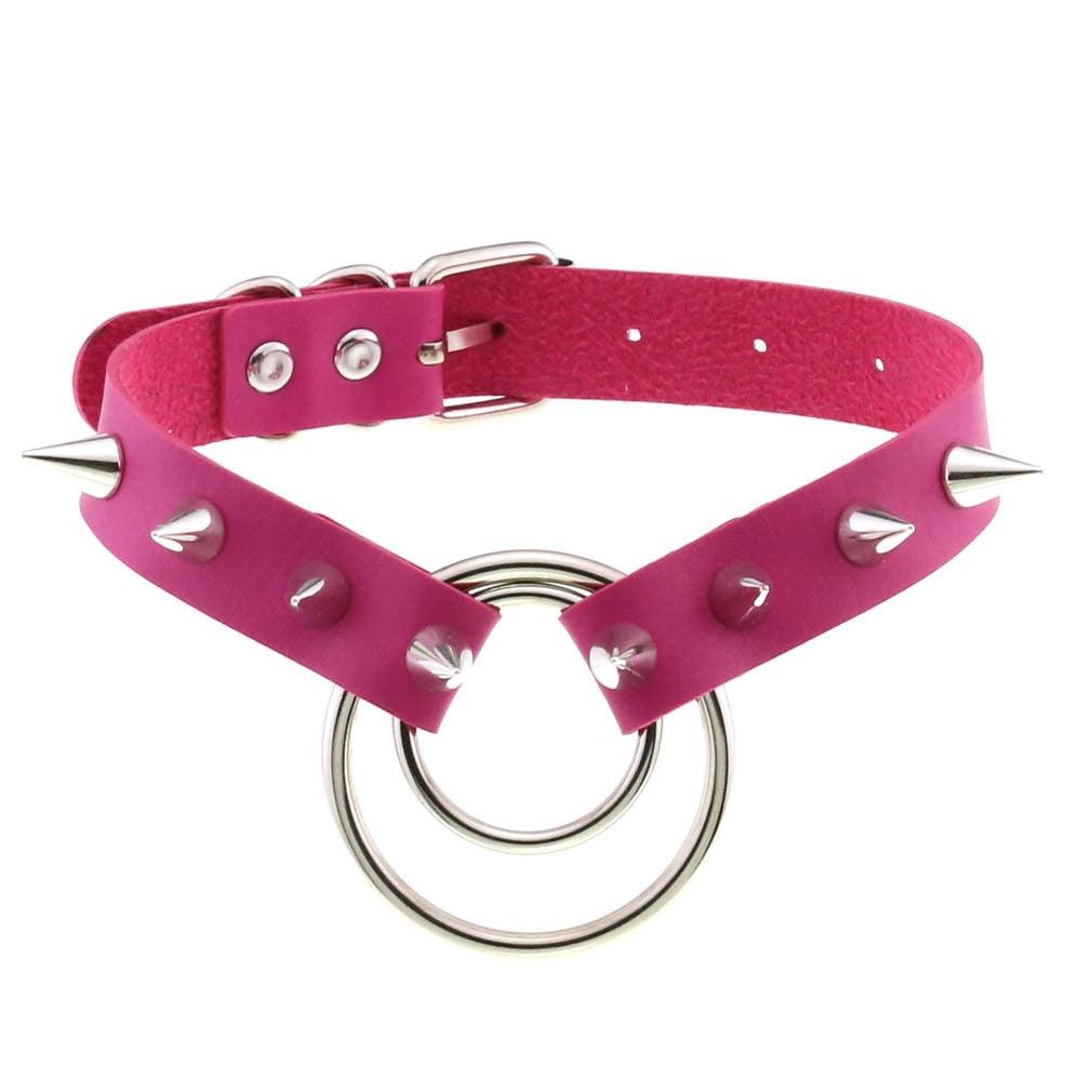 Rose Leather Choker Collection - 26 Choker - Femboy Fatale