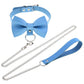 Harajuku Sky Blue Leather Choker Collection - 27 Apparel - Femboy Fatale