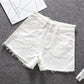 High Waisted Frayed Denim Shorts Collection - Shorts - Femboy Fatale