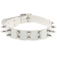 Harajuku White Leather Choker Collection - 6 Apparel - Femboy Fatale