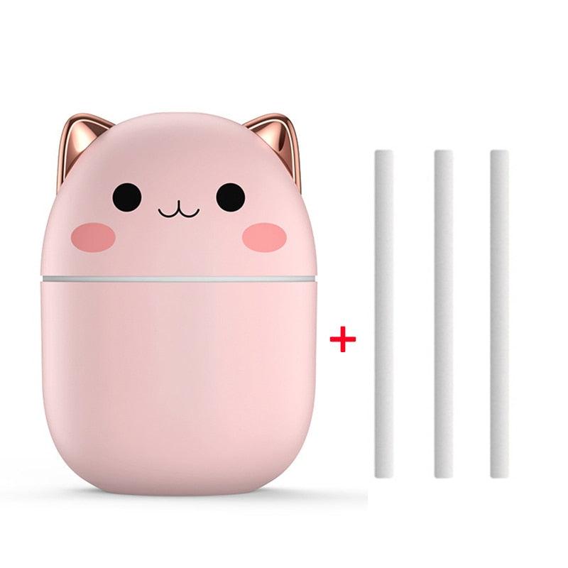 Kawaii Cat Room Humidifier 200mL - Pink Humidifier - Femboy Fatale