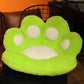 Cat Paw Pillow - 70cm x 60cm / Green Pillow - Femboy Fatale