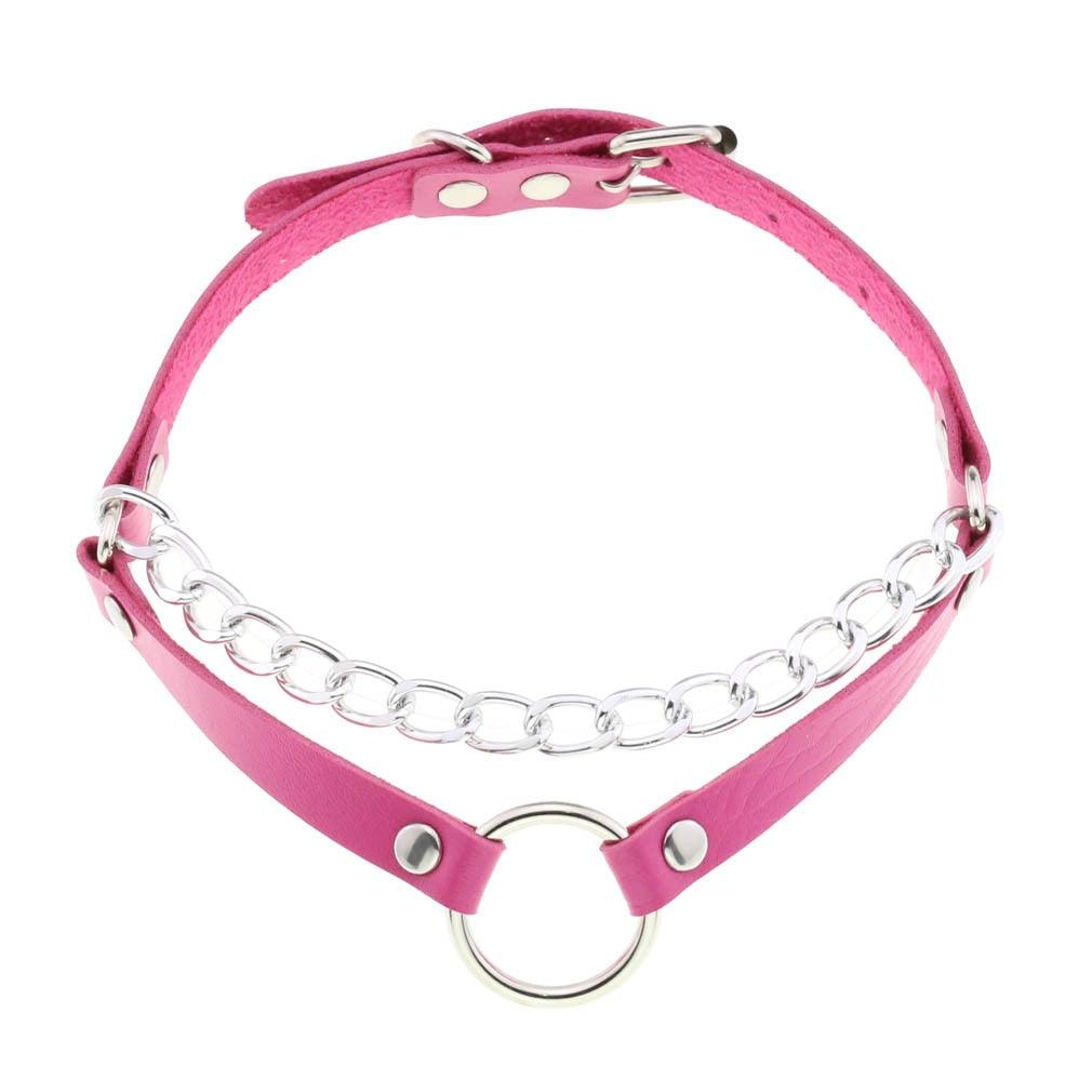 Rose Leather Choker Collection - 10 Choker - Femboy Fatale