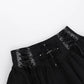 Goth Cross Layered Mini Skirt