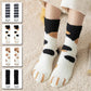 Cat Paw Print Plush Socks