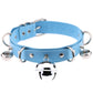 Harajuku Sky Blue Leather Choker Collection - 2 Apparel - Femboy Fatale