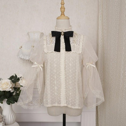 Victorian Gothic Lolita Dress - Shirt / S Dress - Femboy Fatale