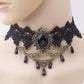 Gothic Black Lace Choker Collection - 6 Necklace - Femboy Fatale