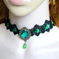 Gothic Black Lace Choker Collection - 20 Necklace - Femboy Fatale