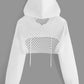Ultra Cropped Mesh Hoodie