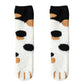 Kawaii Cat Paw Print Plush Socks - F Clothing Accessories - Femboy Fatale