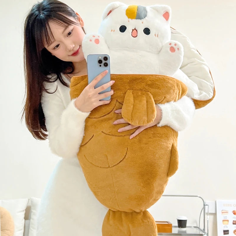 Cat Taiyaki Fish Plush