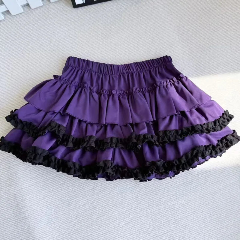 Layered Ruffle Mini Skirt Collection