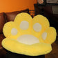 Cat Paw Pillow - 70cm x 60cm / Yellow Pillow - Femboy Fatale
