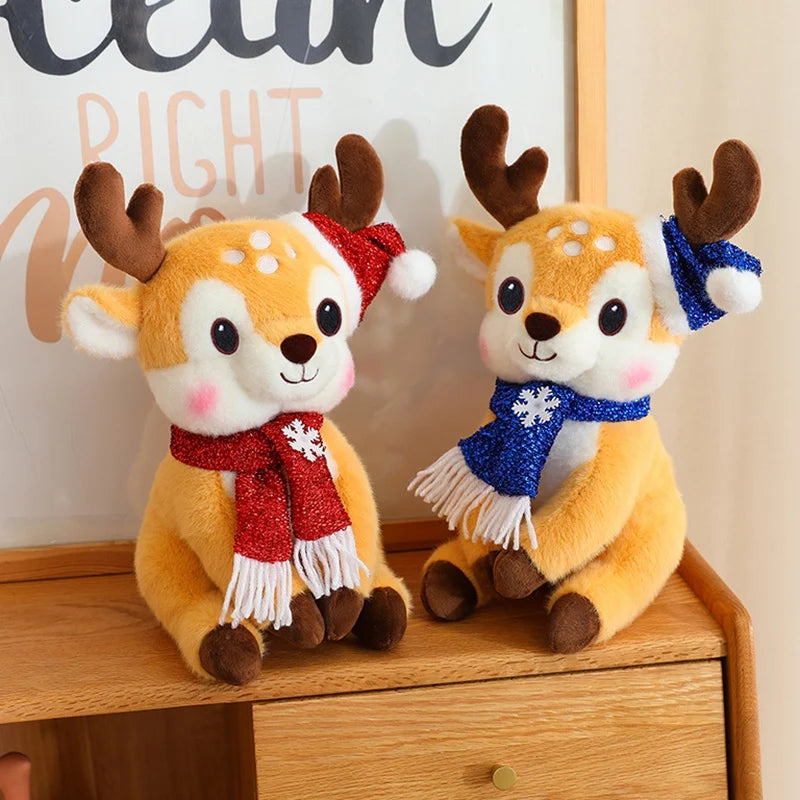 Kawaii Christmas Deer Plush