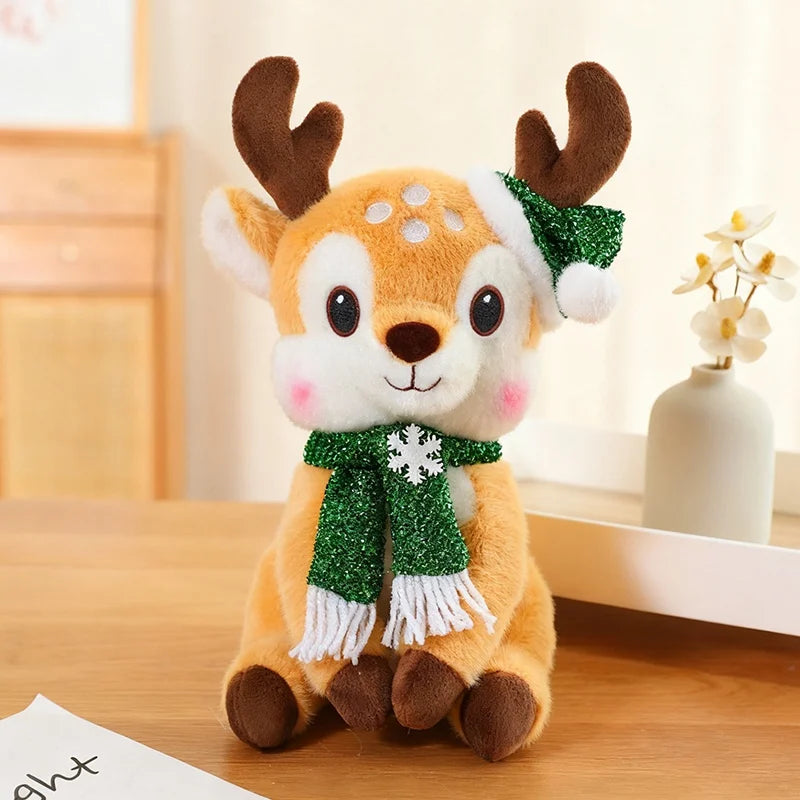 Kawaii Christmas Deer Plush