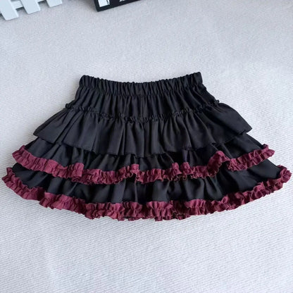 Layered Ruffle Mini Skirt Collection
