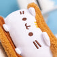 Kawaii Cat Marshmallow Smores Cookie Plush