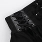 Goth Cross Layered Mini Skirt