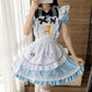 Alice Blue Poker Maid Dress - Apparel - Femboy Fatale