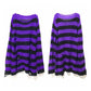 Gothic Distressed Oversized Striped Sweater Collection - Purple Apparel - Femboy Fatale