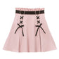 Gothic Heart Ribbon Skirts