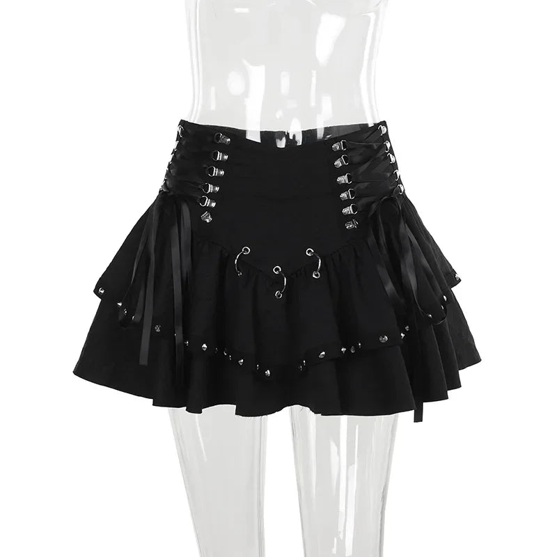 Black Grunge Skirt