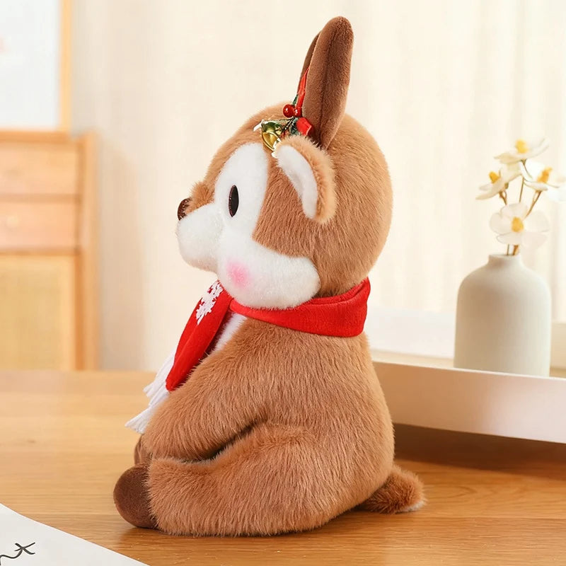 Kawaii Christmas Deer Plush