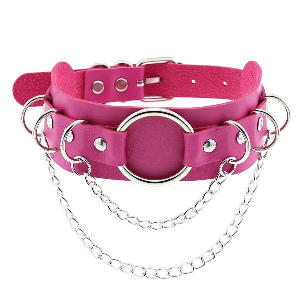 Rose Leather Choker Collection - 27 Choker - Femboy Fatale