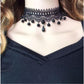 Gothic Black Lace Choker Collection - 17 Necklace - Femboy Fatale