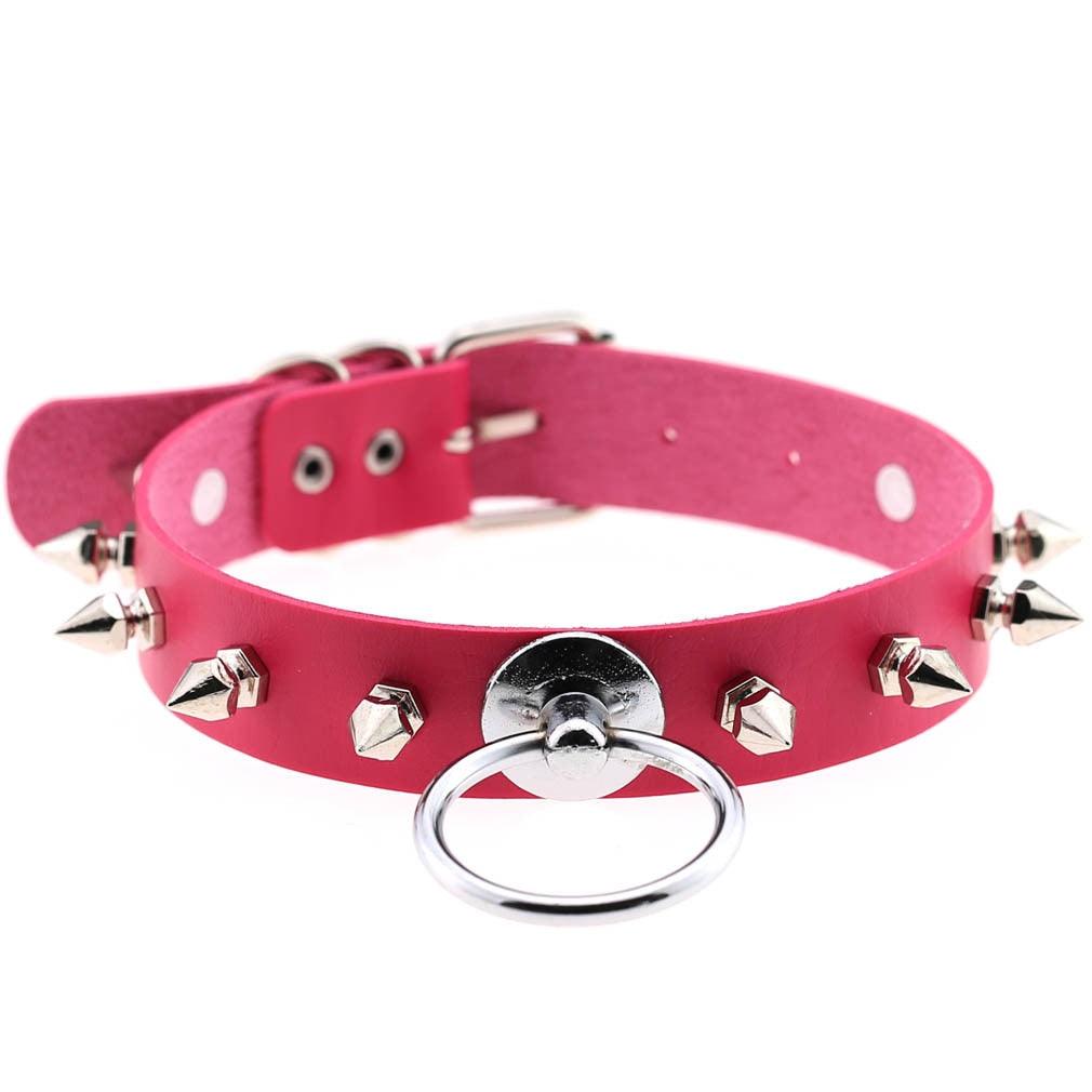 Rose Leather Choker Collection - 15 Choker - Femboy Fatale