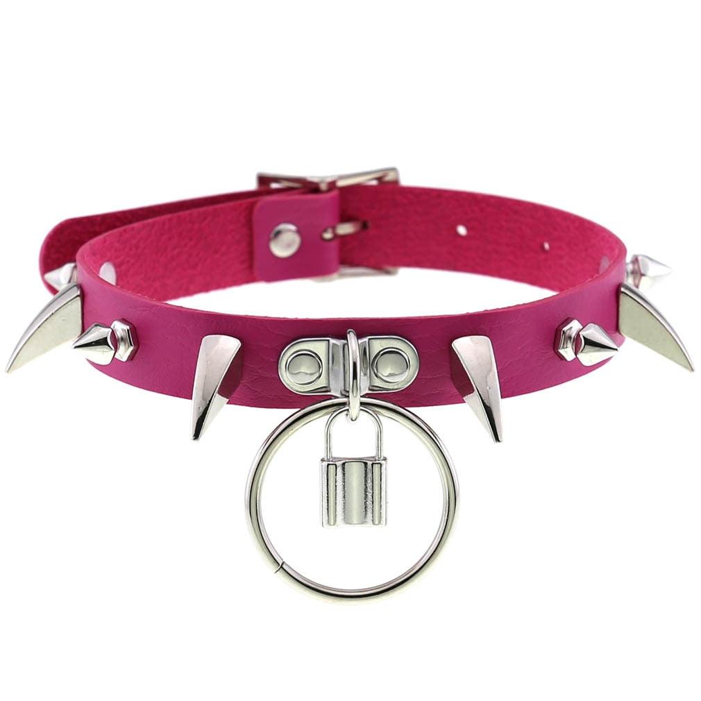 Rose Leather Choker Collection - Choker - Femboy Fatale