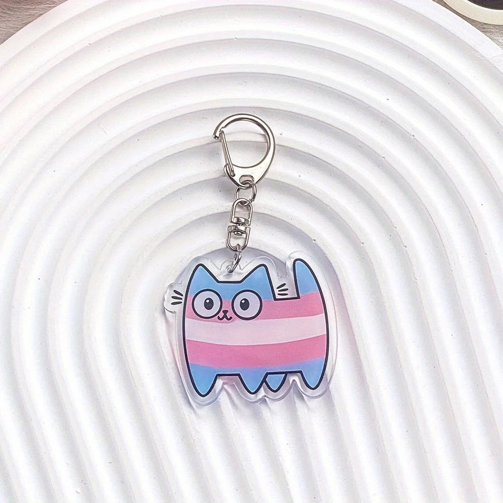 Pride Cat Keychain Collection