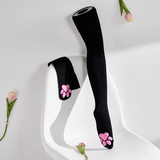 Cat Paw Thigh High Socks - Socks - Femboy Fatale