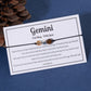 Zodiac Crystal Bead Bracelets - Gemini Bracelet - Femboy Fatale