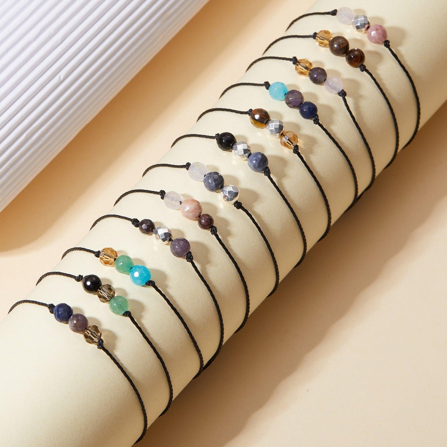 Zodiac Crystal Bead Bracelets - Bracelet - Femboy Fatale