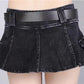 Goth Denim Skirt Collection - Skirt - Femboy Fatale