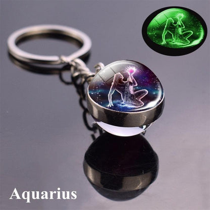 Zodiac Luminous Constellation Pendant Collection - Aquarius Pendant - Femboy Fatale