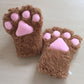 Cat Paw Mitten - Brown Gloves - Femboy Fatale