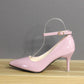 Closed Toe Stilettos 7cm Heels - Pink / 3 - Femboy Fatale