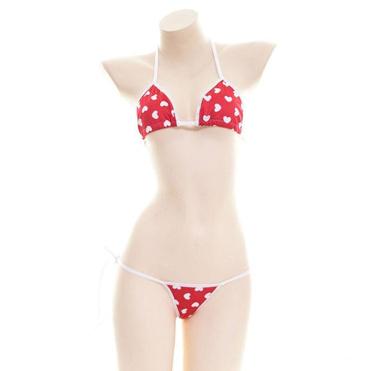 Hearts Bikini - Default Title apparel - Femboy Fatale