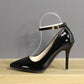 Closed Toe Stilettos 10cm Heels - Black / 3 - Femboy Fatale