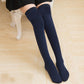 School Uniform Thigh High Striped Sock Collection - Plain Navy Socks - Femboy Fatale